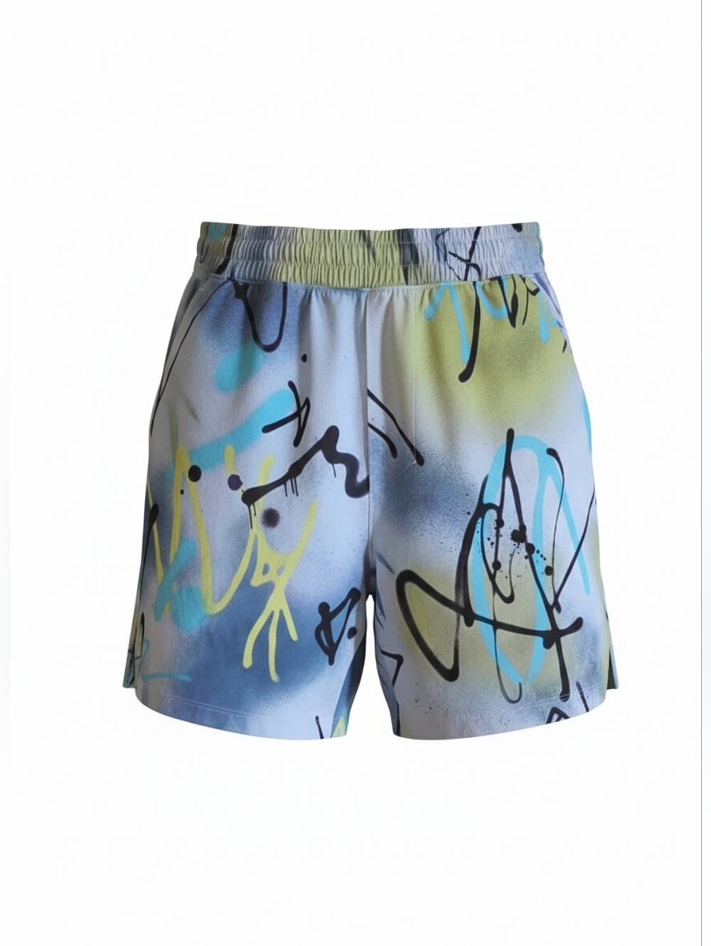 Lululemon Men's Graffiti Print Athletic Shorts Size Small